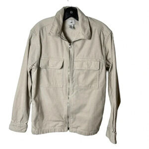 H&M  chore jacket ,corduroy S/M oversized cabincore,PTP 21” zip up, tag says Sm